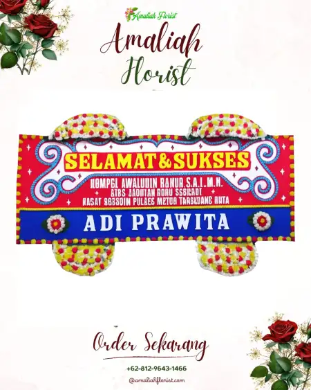 Papan Bunga Ucapan Selamat Pasar Gambir