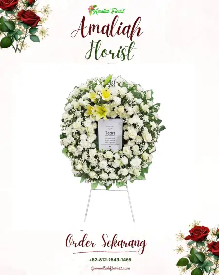 Krans Bunga Duka Pasar Gambir